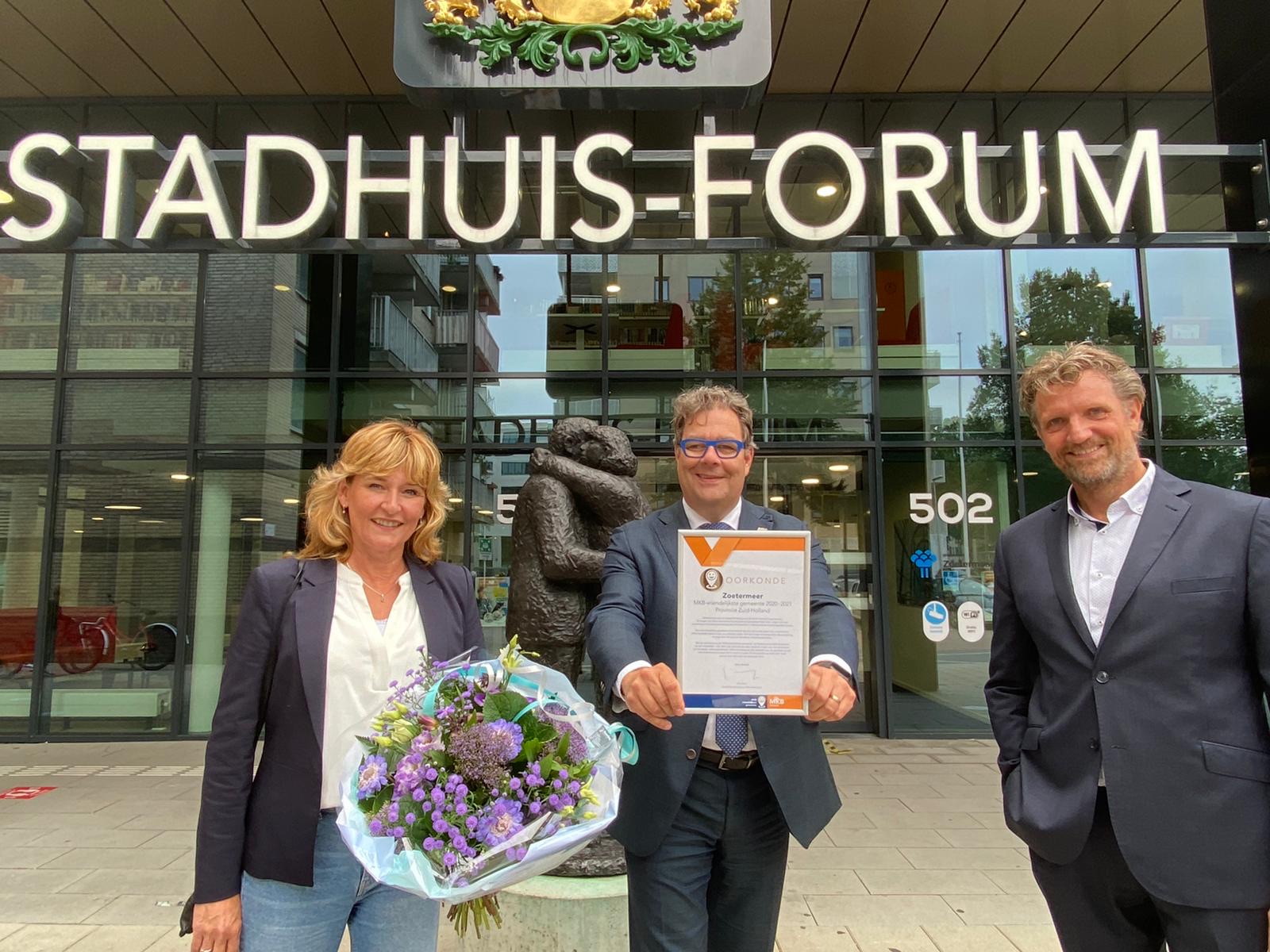 Zoetermeer mkb vriendelijkste gemeente