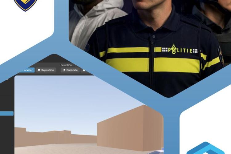 beeld met Scenebrook XR voor politie