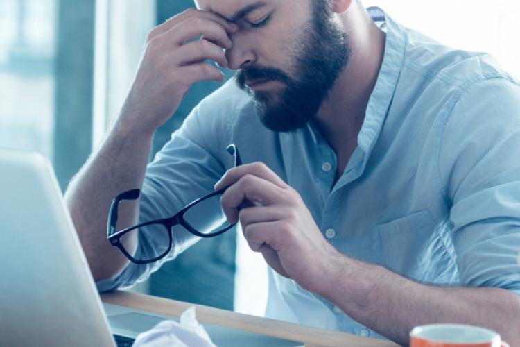 ondernemer met geldzorgen
