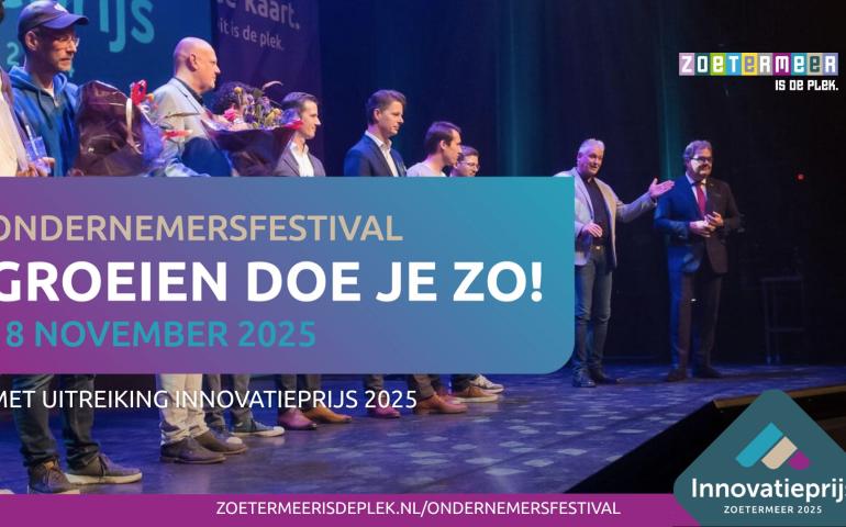 Ondernemers op het podium